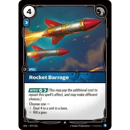 Rocket Barrage SFD-077 | Spiritforged | ProCards México