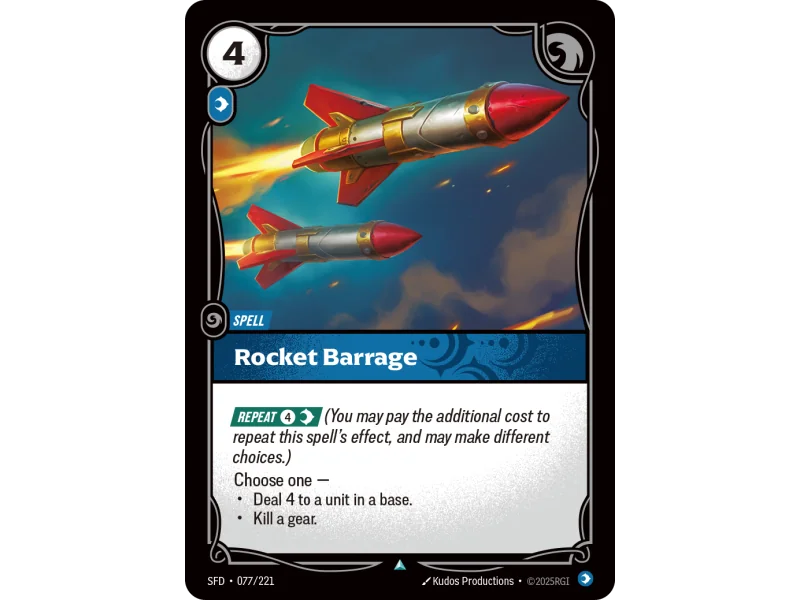 Rocket Barrage SFD-077 | Spiritforged | ProCards México