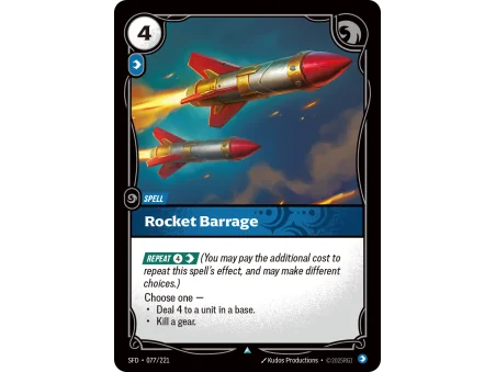 Rocket Barrage SFD-077 | Spiritforged | ProCards México