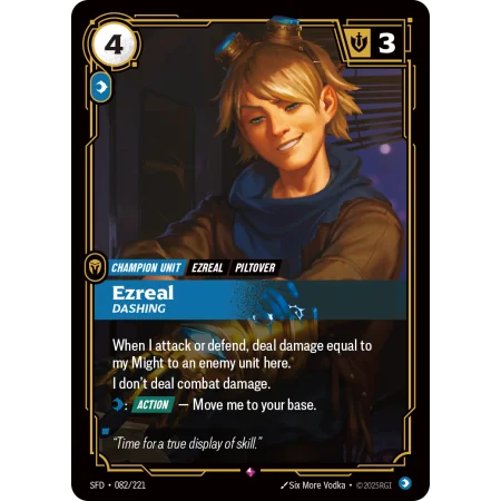 Ezreal, Dashing SFD-082 | Spiritforged | ProCards México