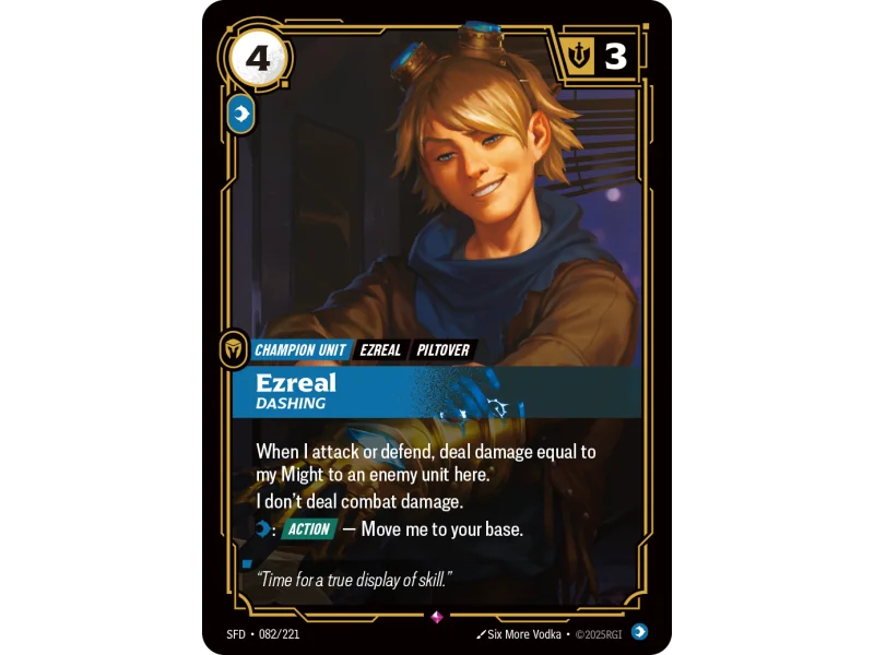 Ezreal, Dashing SFD-082 | Spiritforged | ProCards México