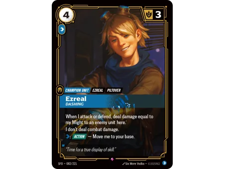 Ezreal, Dashing SFD-082 | Spiritforged | ProCards México