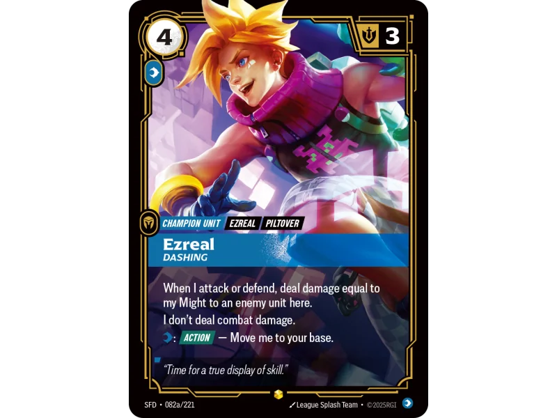 Ezreal, Dashing SFD-082A | Spiritforged | ProCards México