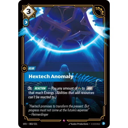 Hextech Anomaly SFD-083 | Spiritforged | ProCards México