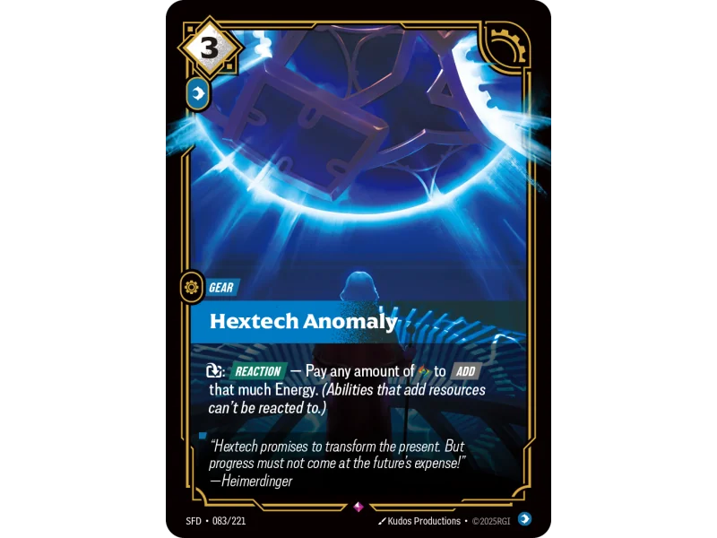 Hextech Anomaly SFD-083 | Spiritforged | ProCards México