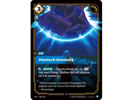 Hextech Anomaly SFD-083 | Spiritforged | ProCards México