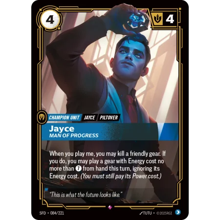 Jayce, Man of Progress SFD-084 | Spiritforged | ProCards México