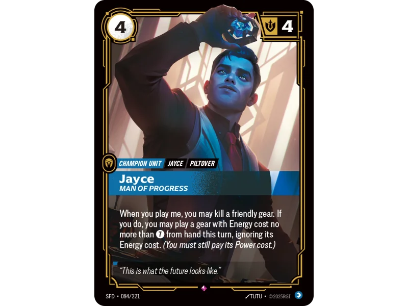 Jayce, Man of Progress SFD-084 | Spiritforged | ProCards México