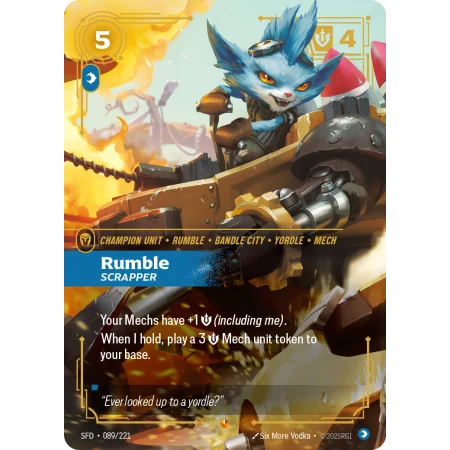 Rumble, Scrapper SFD-089 | Spiritforged | ProCards México
