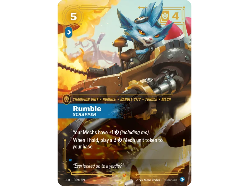 Rumble, Scrapper SFD-089 | Spiritforged | ProCards México