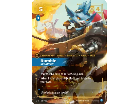 Rumble, Scrapper SFD-089 | Spiritforged | ProCards México