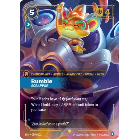 Rumble, Scrapper SFD-089A | Spiritforged | ProCards México