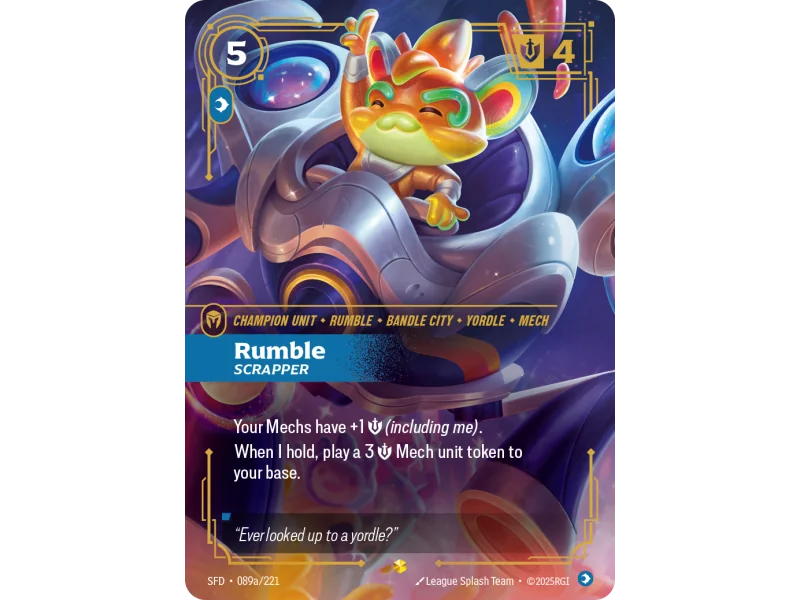 Rumble, Scrapper SFD-089A | Spiritforged | ProCards México
