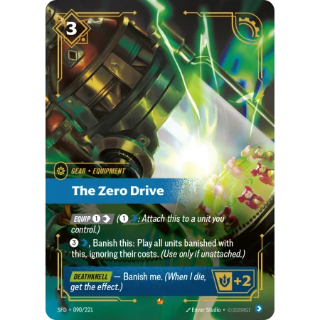 The Zero Drive SFD-090 | Spiritforged | ProCards México