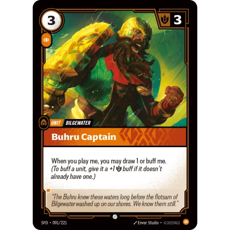 Buhru Captain SFD-091 | Spiritforged | ProCards México