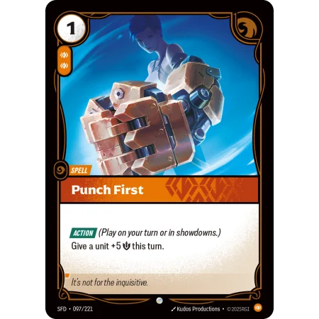 Punch First SFD-097 | Spiritforged | ProCards México