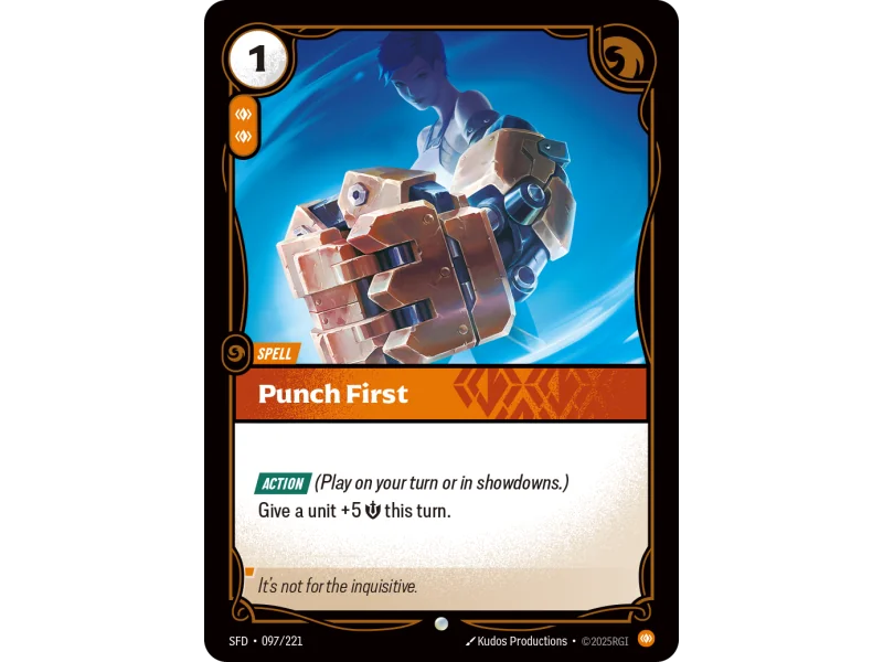 Punch First SFD-097 | Spiritforged | ProCards México