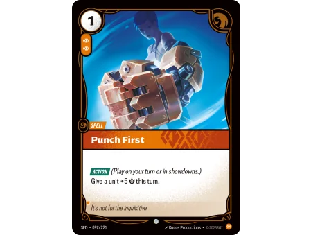 Punch First SFD-097 | Spiritforged | ProCards México