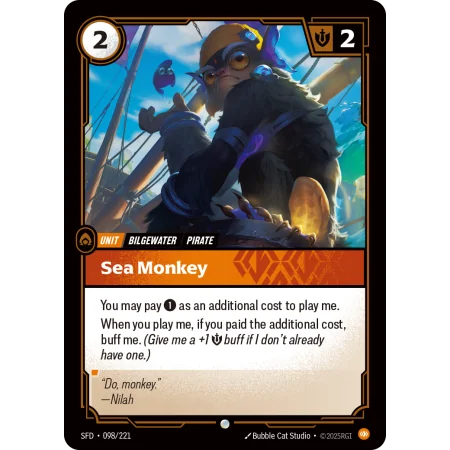 Sea Monkey SFD-098 | Spiritforged | ProCards México