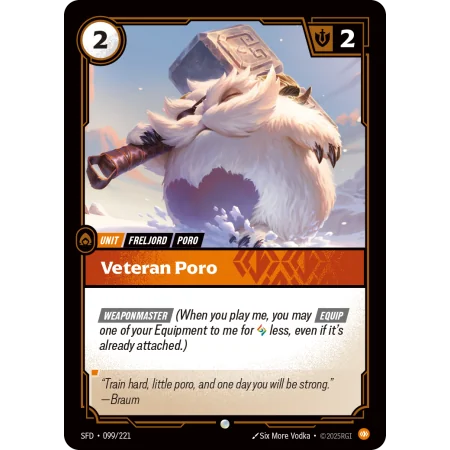 Veteran Poro SFD-099 | Spiritforged | ProCards México