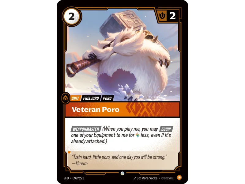Veteran Poro SFD-099 | Spiritforged | ProCards México
