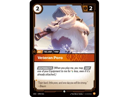 Veteran Poro SFD-099 | Spiritforged | ProCards México