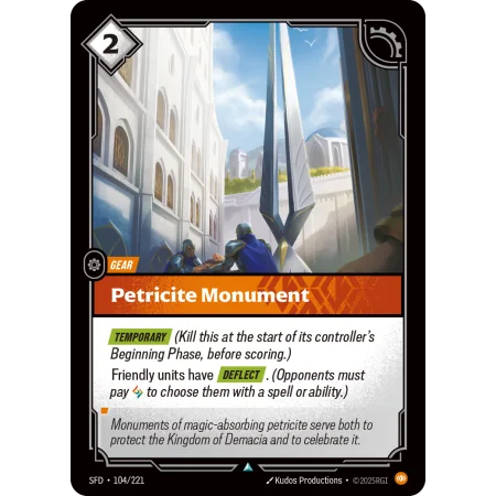 Petricite Monument SFD-104 | Spiritforged | ProCards México