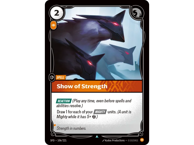 Show of Strength SFD-106 | Spiritforged | ProCards México