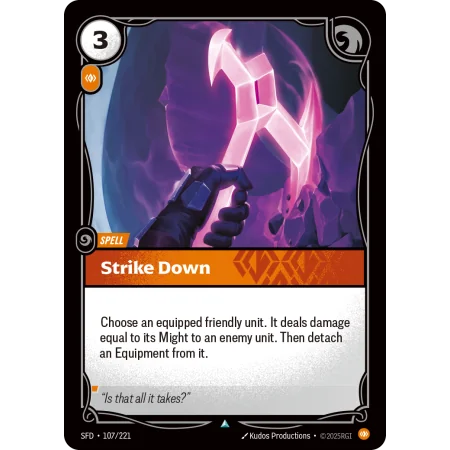 Strike Down SFD-107 | Spiritforged | ProCards México