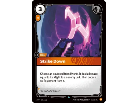 Strike Down SFD-107 | Spiritforged | ProCards México