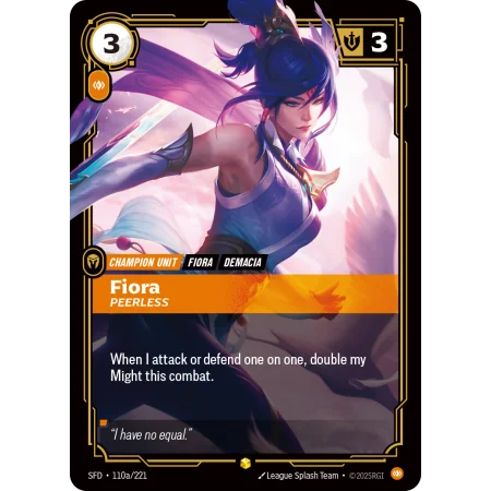 Fiora, Peerless SFD-110A | Spiritforged | ProCards México
