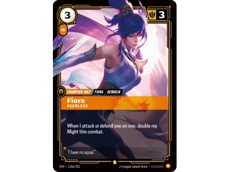 Fiora, Peerless SFD-110A | Spiritforged | ProCards México