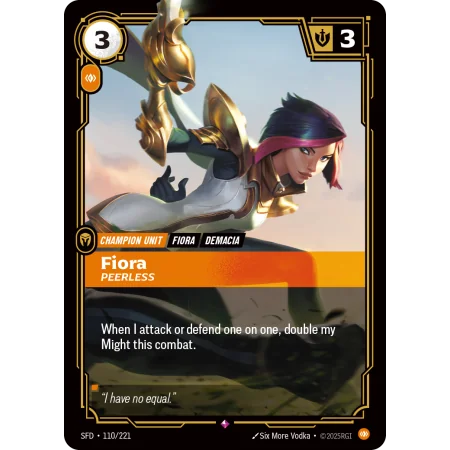 Fiora, Peerless SFD-110 | Spiritforged | ProCards México