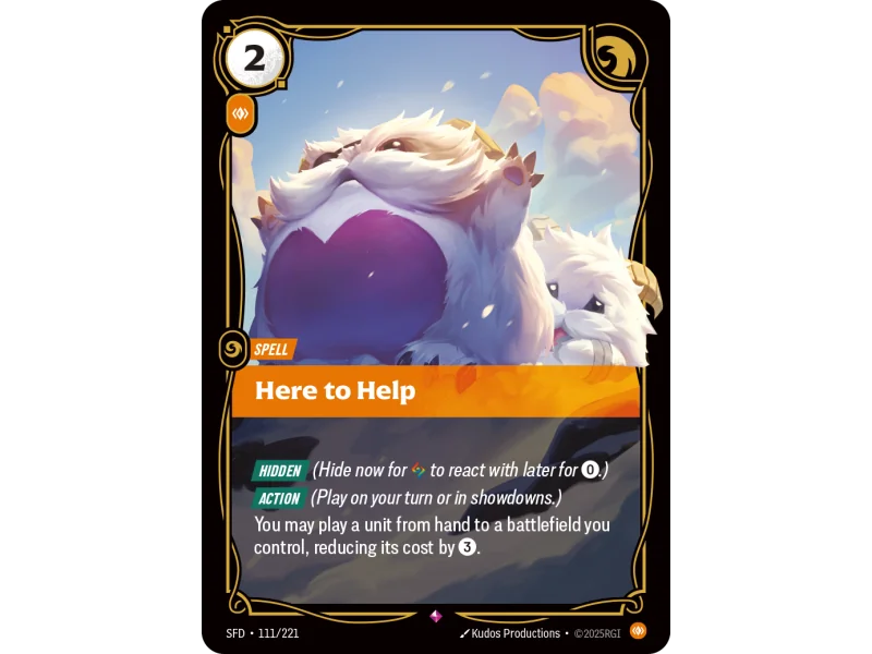 Here to Help SFD-111 | Spiritforged | ProCards México