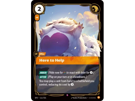 Here to Help SFD-111 | Spiritforged | ProCards México
