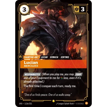 Lucian, Merciless SFD-113A | Spiritforged | ProCards México