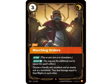 Marching Orders SFD-114 | Spiritforged | ProCards México