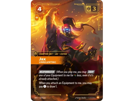 Jax, Unrelenting SFD-119 | Spiritforged | ProCards México