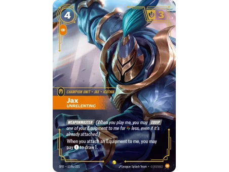Jax, Unrelenting SFD-119A | Spiritforged | ProCards México