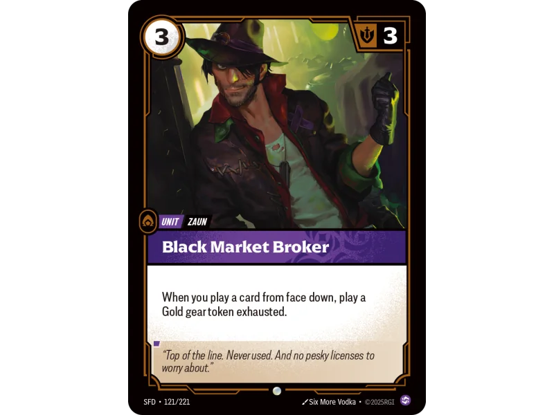 Black Market Broker SFD-121 | Spiritforged | ProCards México