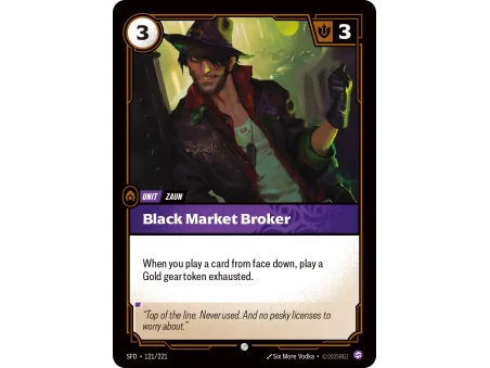 Black Market Broker SFD-121 | Spiritforged | ProCards México