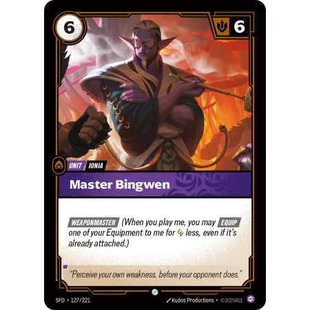 Master Bingwen SFD-127 | Spiritforged | ProCards México