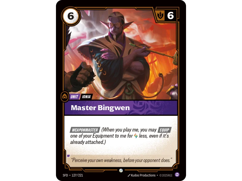 Master Bingwen SFD-127 | Spiritforged | ProCards México