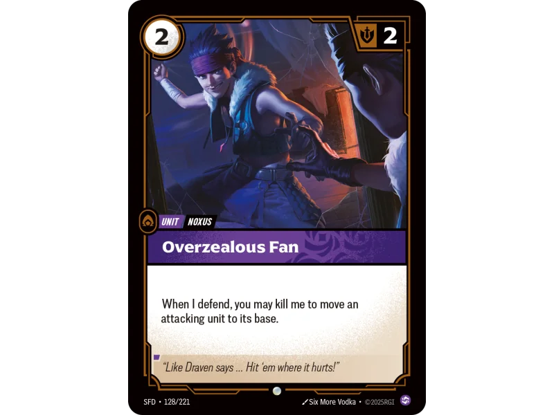 Overzealous Fan SFD-128 | Spiritforged | ProCards México