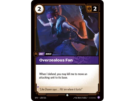 Overzealous Fan SFD-128 | Spiritforged | ProCards México