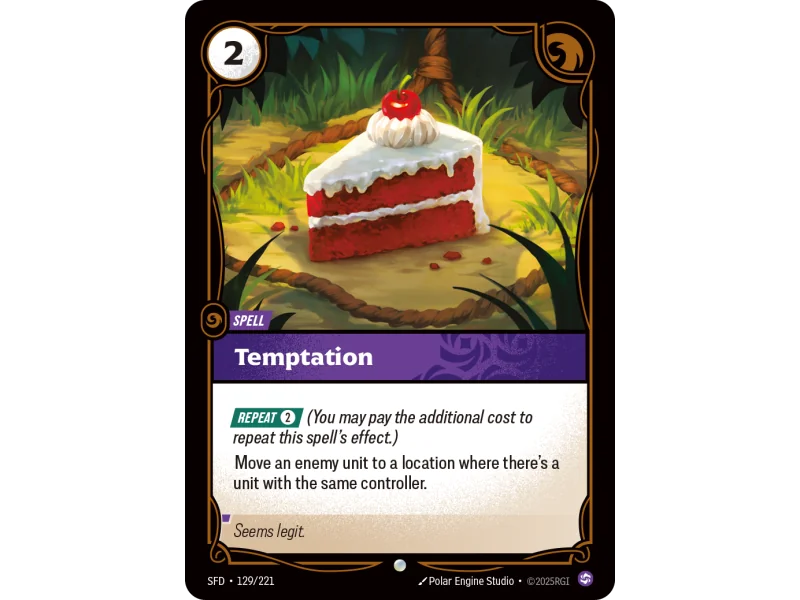 Temptation SFD-129 | Spiritforged | ProCards México
