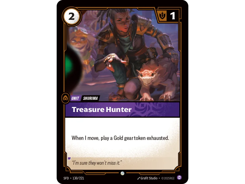 Treasure Hunter SFD-130 | Spiritforged | ProCards México