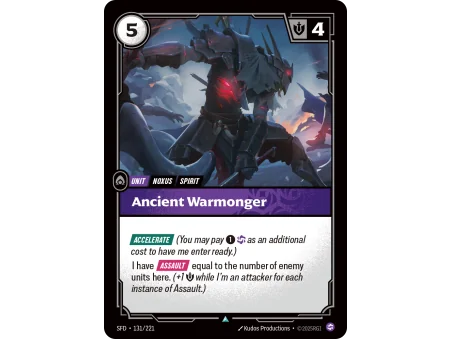 Ancient Warmonger SFD-131 | Spiritforged | ProCards México