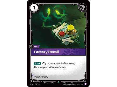Factory Recall SFD-135 | Spiritforged | ProCards México