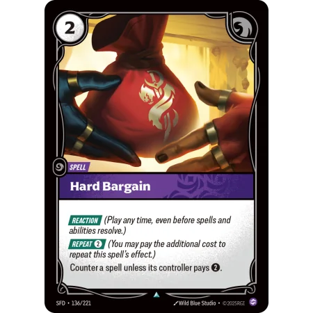 Hard Bargain SFD-136 | Spiritforged | ProCards México